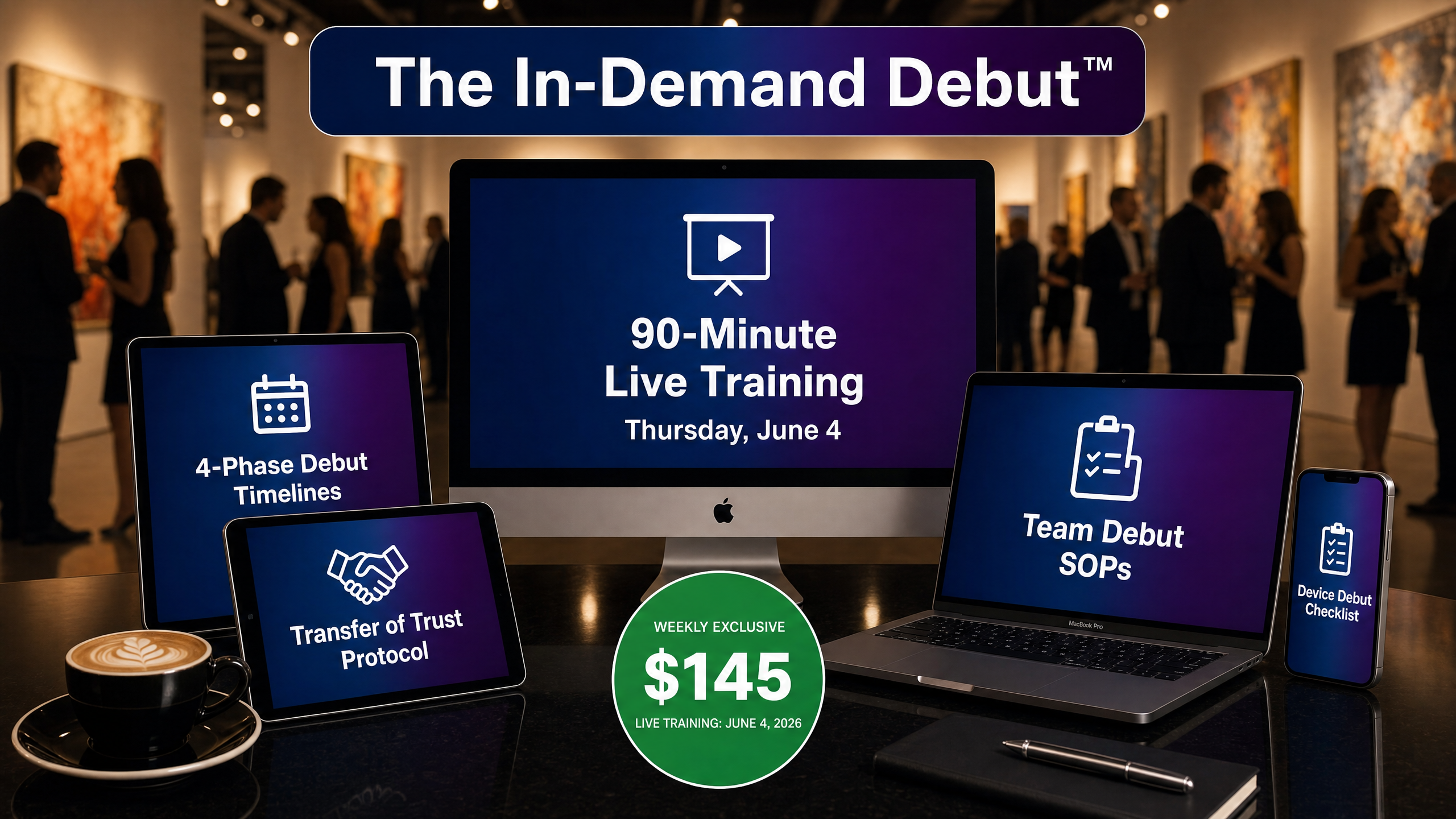 The In-Demand Debut™ — Complete Product Suite Mockup